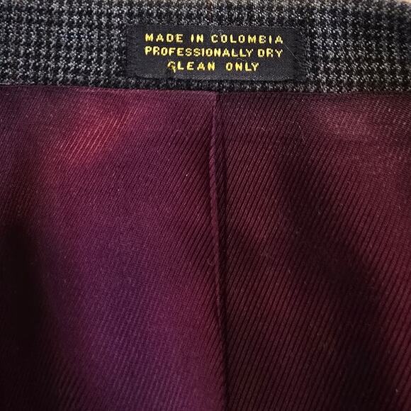 Oscar de la Renta Men’s 100% Wool Suit Gray Jacket & Pants Set Size 48L - Picture 7 of 8